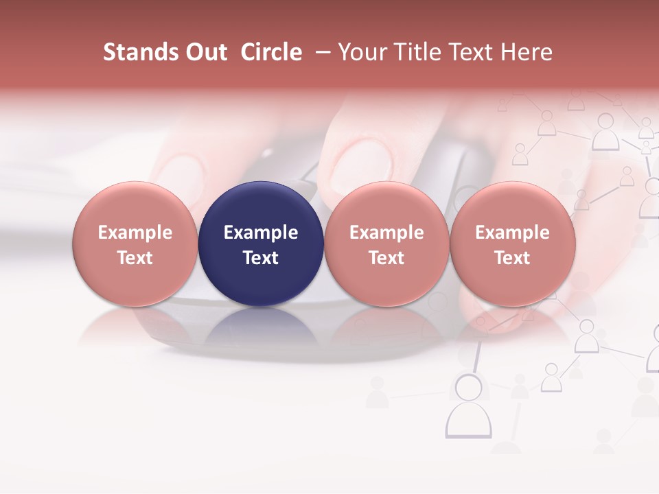 Girl Modern Keyboard PowerPoint Template