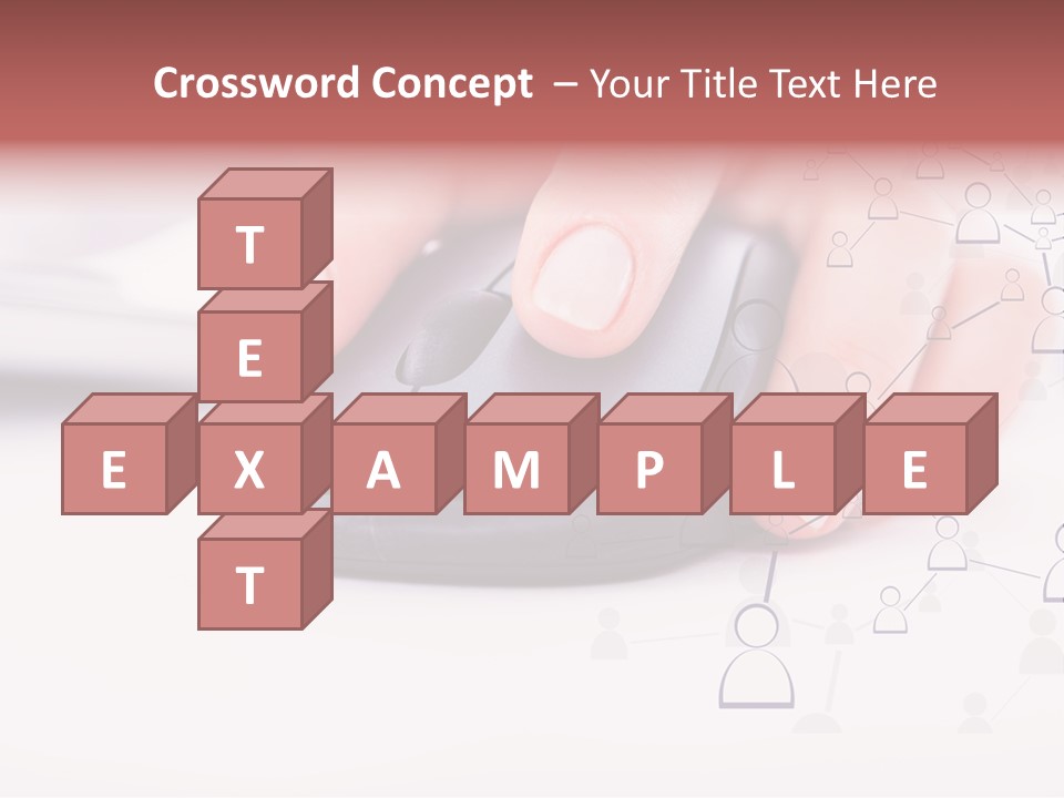 Girl Modern Keyboard PowerPoint Template