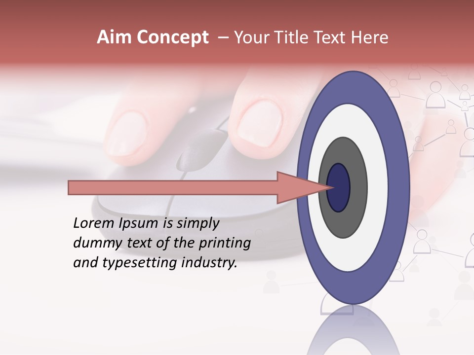 Girl Modern Keyboard PowerPoint Template