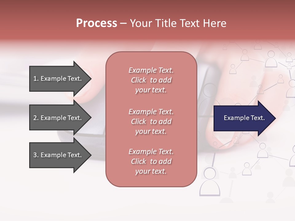 Girl Modern Keyboard PowerPoint Template