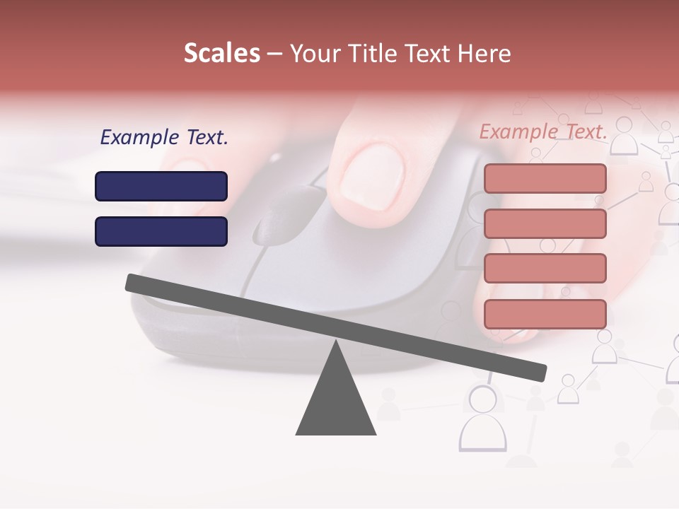 Girl Modern Keyboard PowerPoint Template
