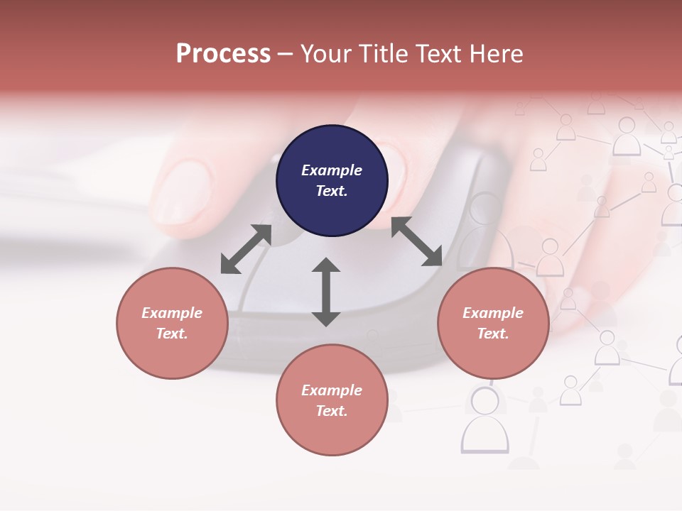 Girl Modern Keyboard PowerPoint Template