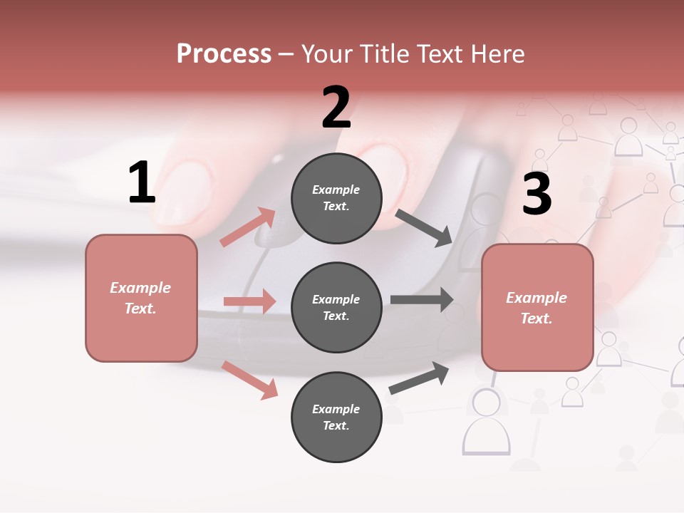 Girl Modern Keyboard PowerPoint Template