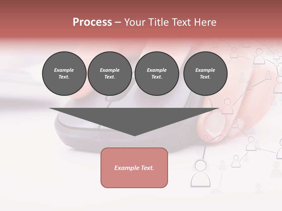 Girl Modern Keyboard PowerPoint Template