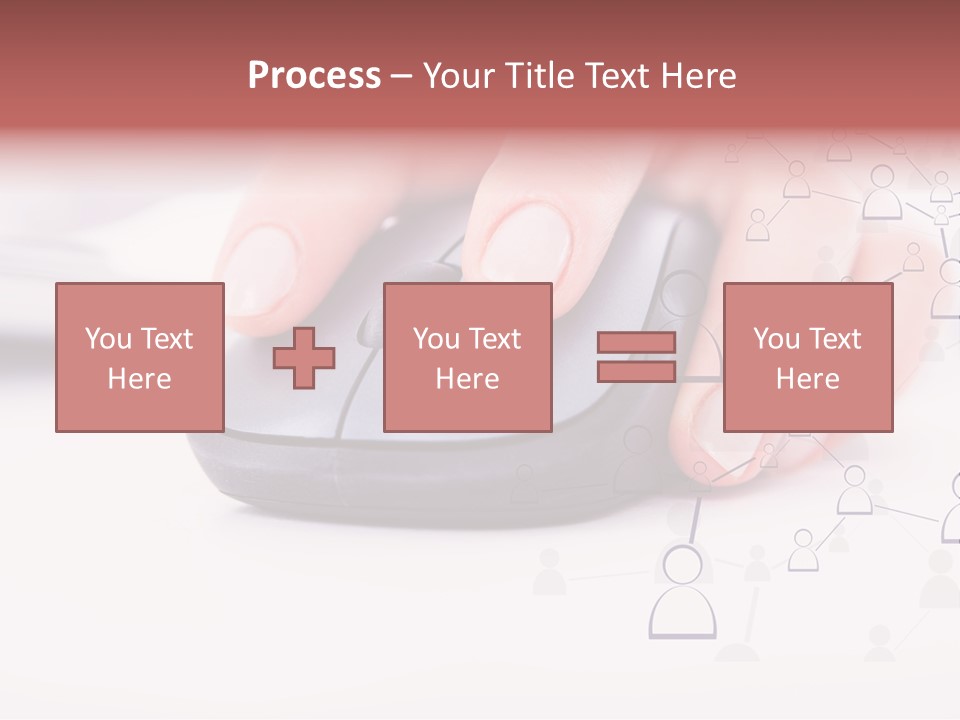 Girl Modern Keyboard PowerPoint Template