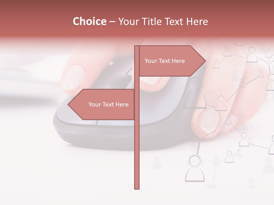 Girl Modern Keyboard PowerPoint Template