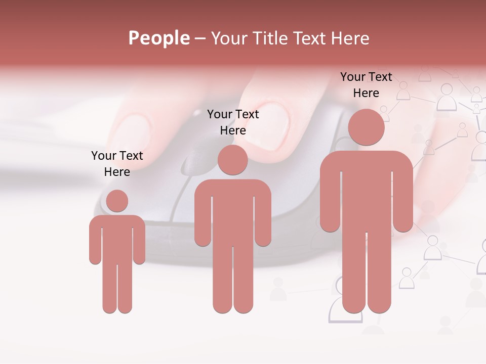 Girl Modern Keyboard PowerPoint Template