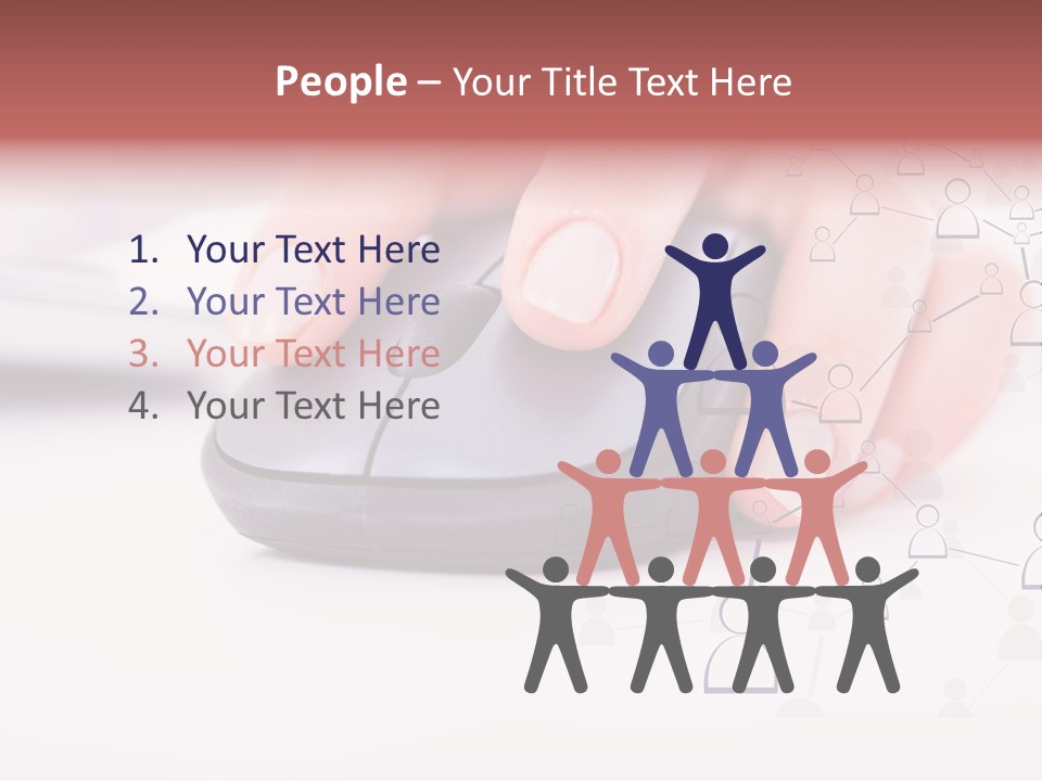 Girl Modern Keyboard PowerPoint Template