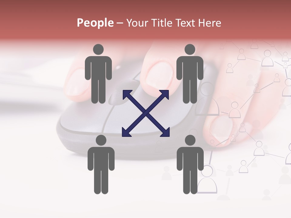 Girl Modern Keyboard PowerPoint Template