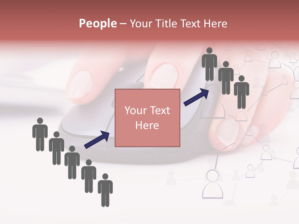 Girl Modern Keyboard PowerPoint Template