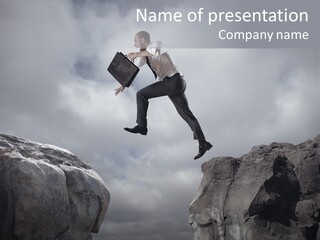 High Company Difficulty PowerPoint Template