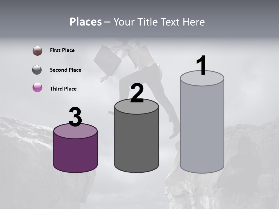 High Company Difficulty PowerPoint Template