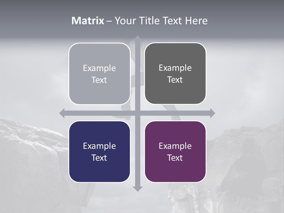 High Company Difficulty PowerPoint Template