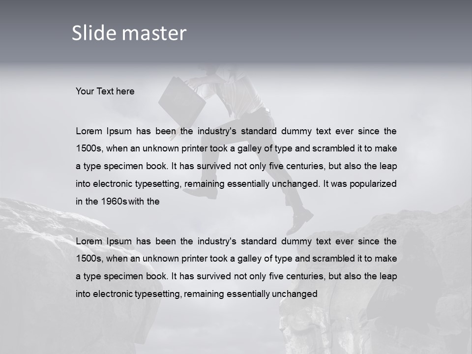 High Company Difficulty PowerPoint Template