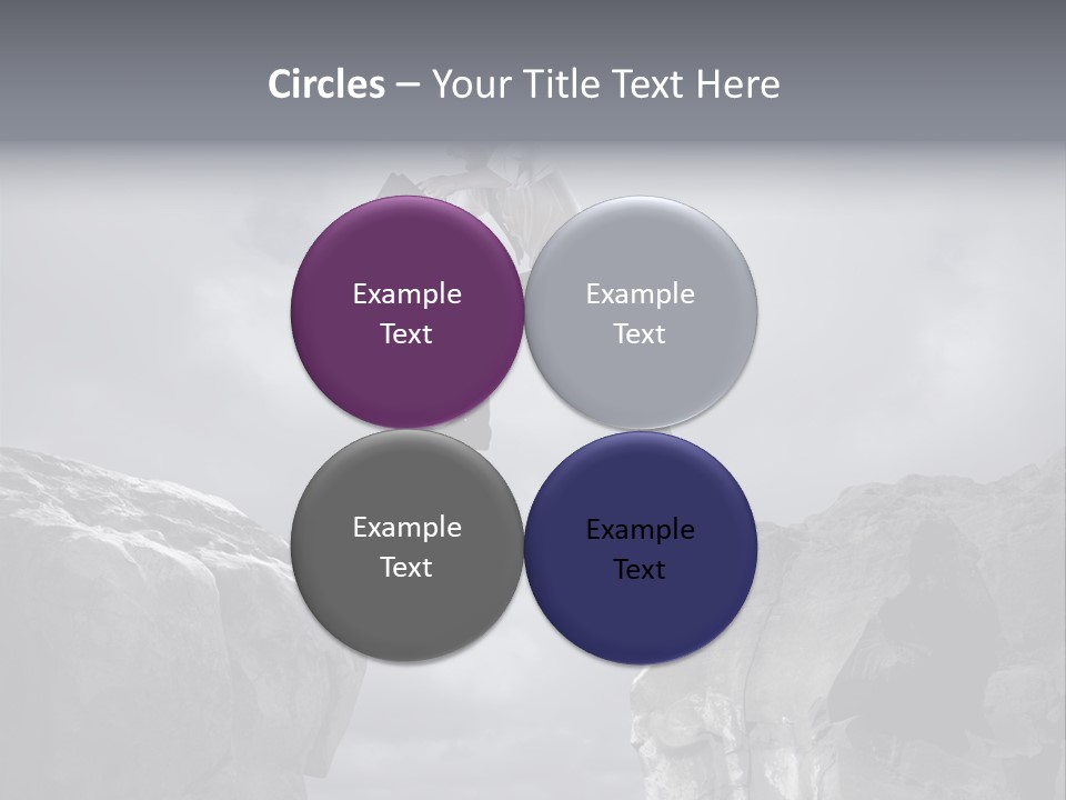 High Company Difficulty PowerPoint Template