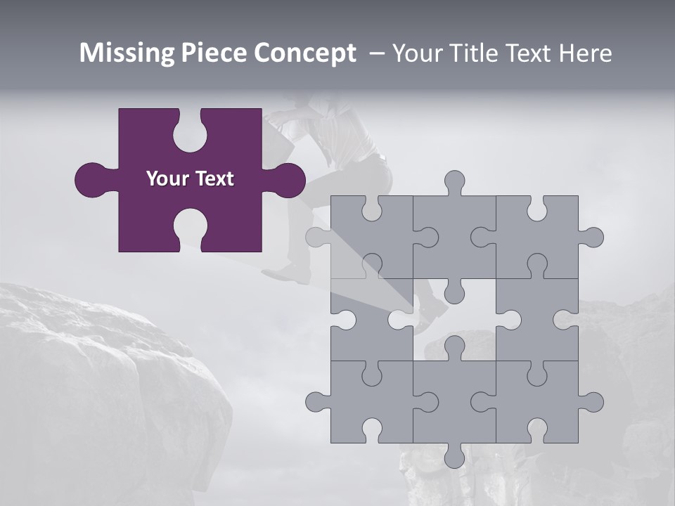 High Company Difficulty PowerPoint Template