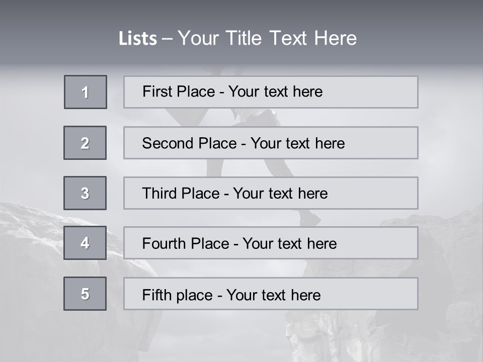 High Company Difficulty PowerPoint Template