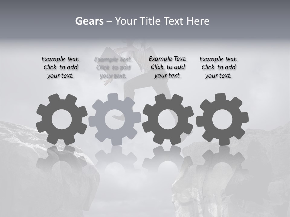 High Company Difficulty PowerPoint Template