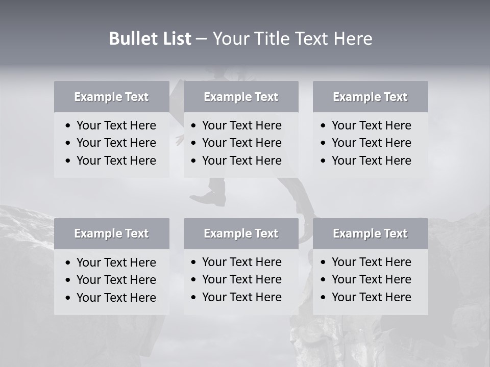 High Company Difficulty PowerPoint Template