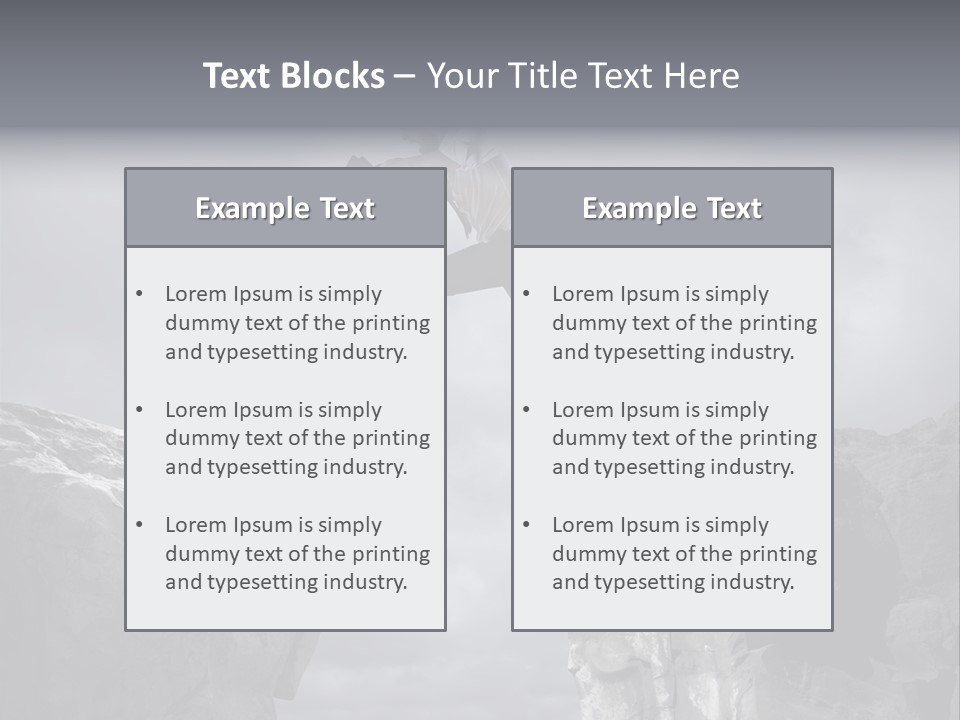 High Company Difficulty PowerPoint Template