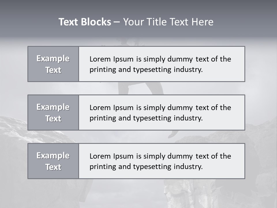 High Company Difficulty PowerPoint Template