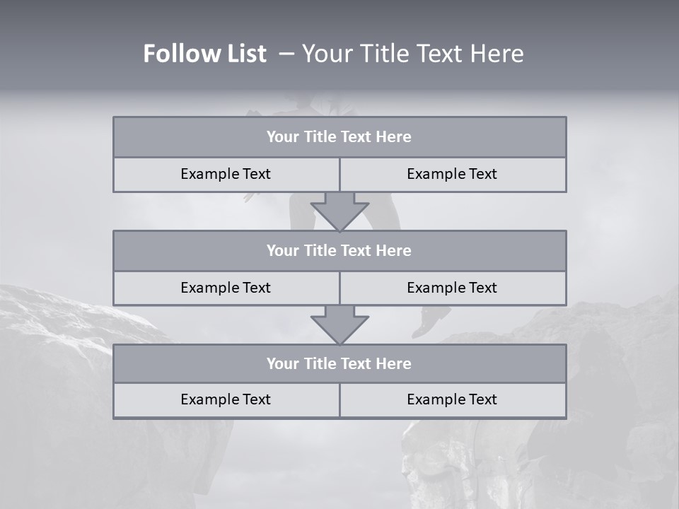 High Company Difficulty PowerPoint Template