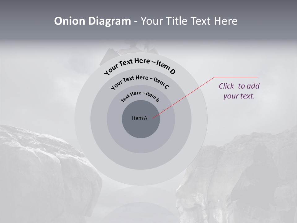 High Company Difficulty PowerPoint Template