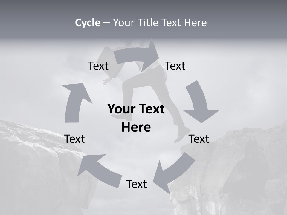 High Company Difficulty PowerPoint Template