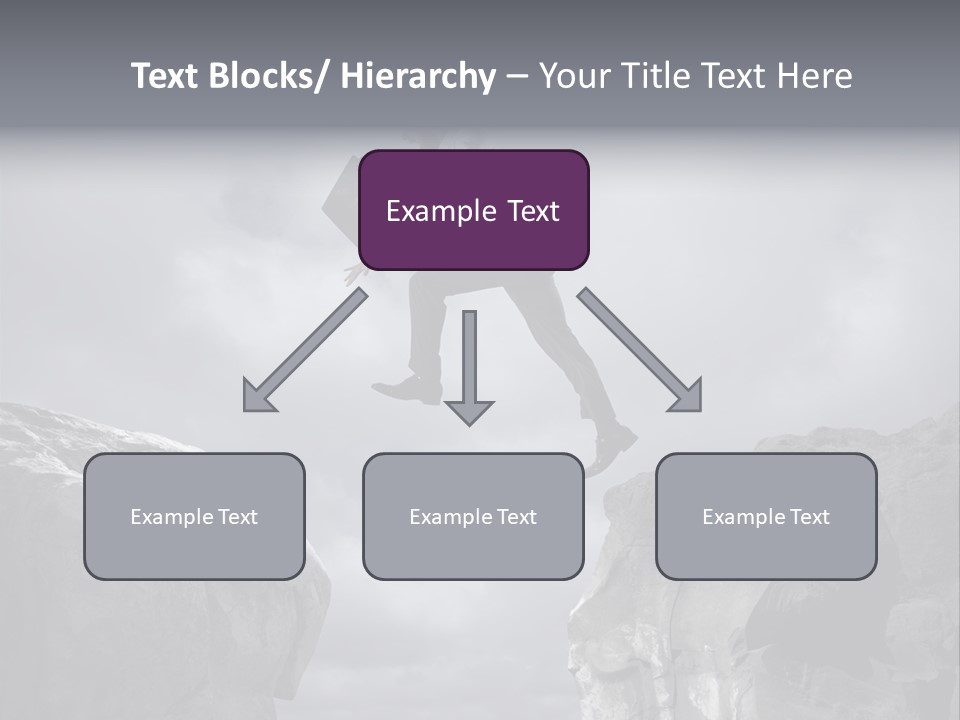 High Company Difficulty PowerPoint Template