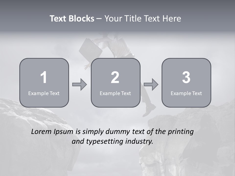 High Company Difficulty PowerPoint Template