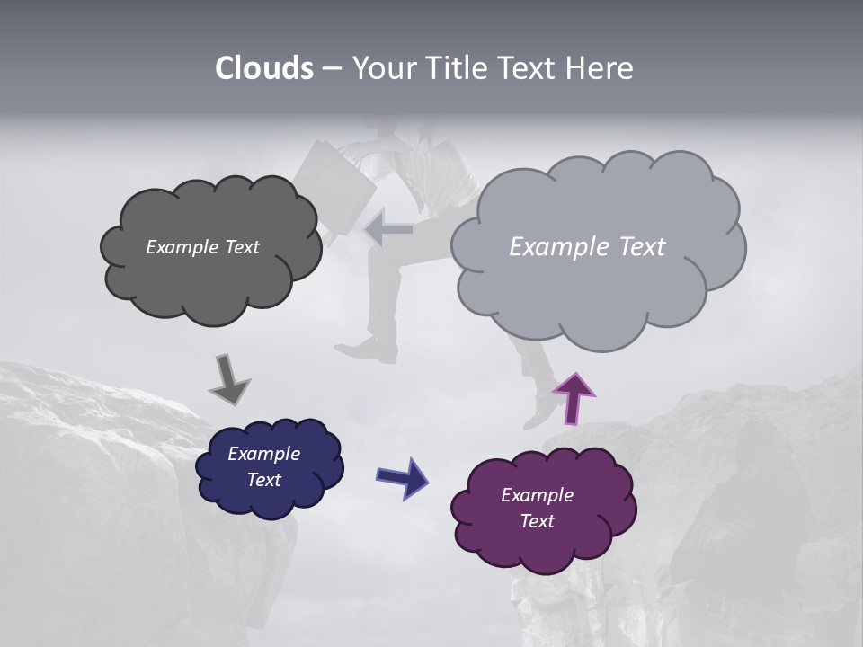 High Company Difficulty PowerPoint Template