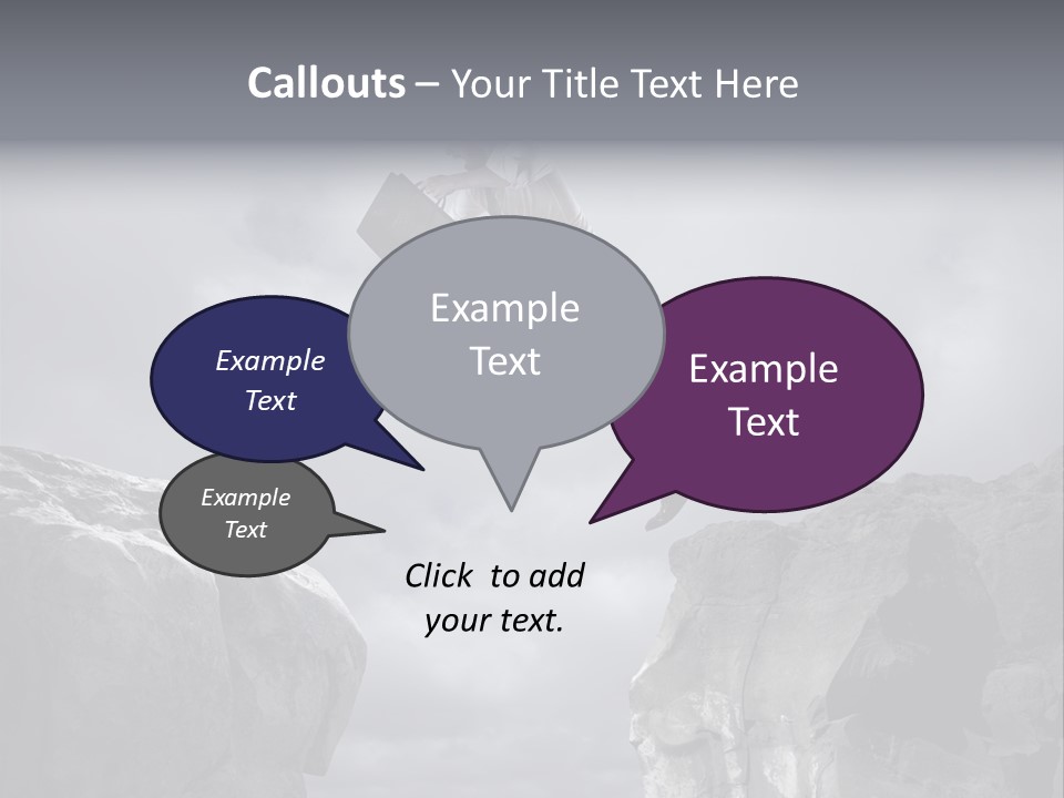 High Company Difficulty PowerPoint Template
