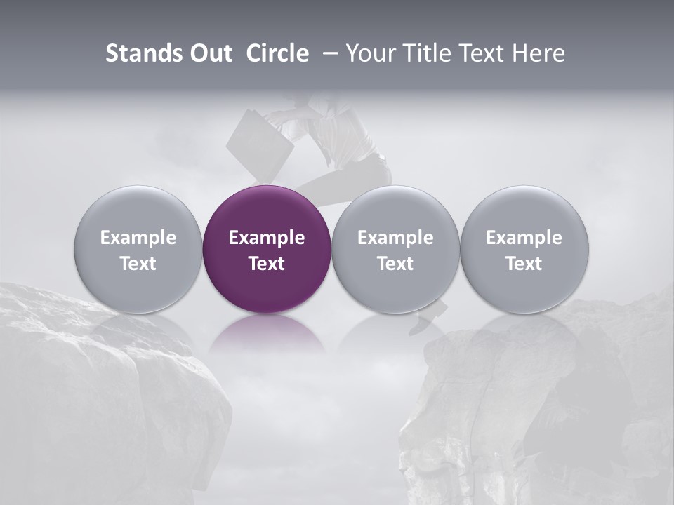 High Company Difficulty PowerPoint Template