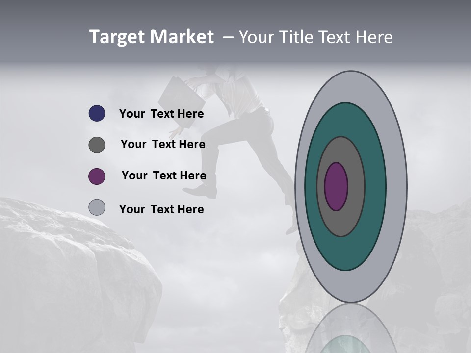 High Company Difficulty PowerPoint Template