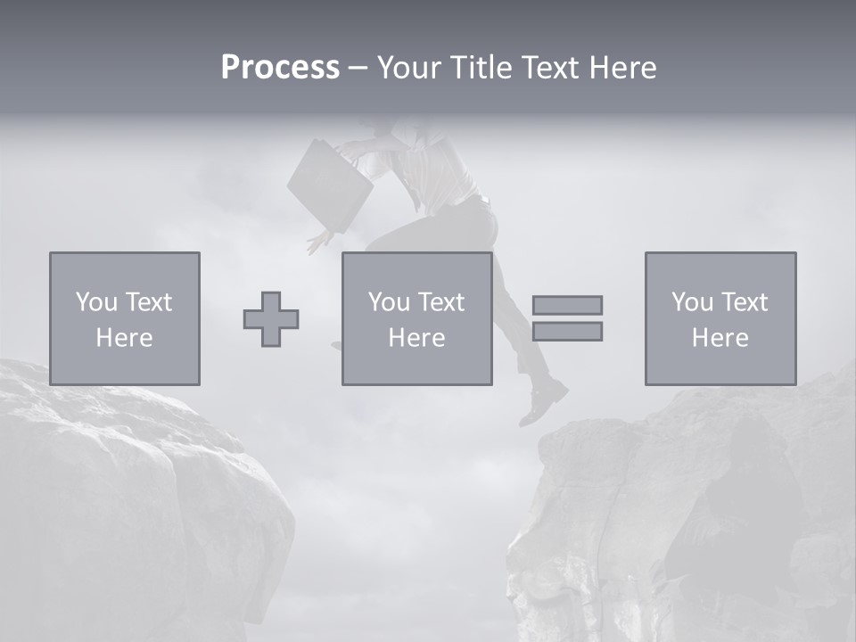 High Company Difficulty PowerPoint Template