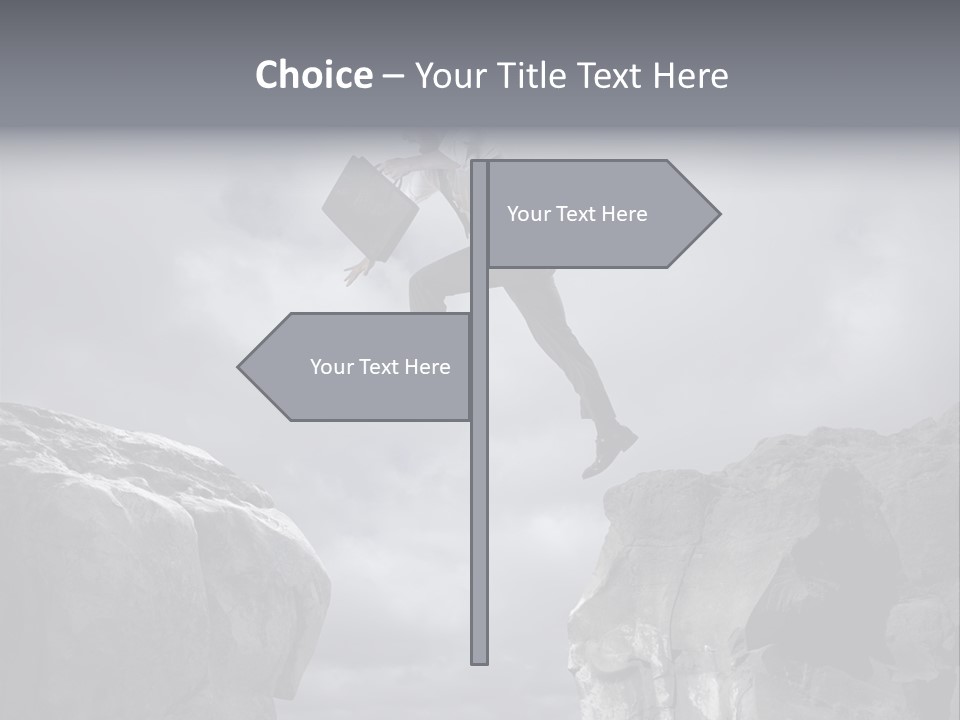 High Company Difficulty PowerPoint Template