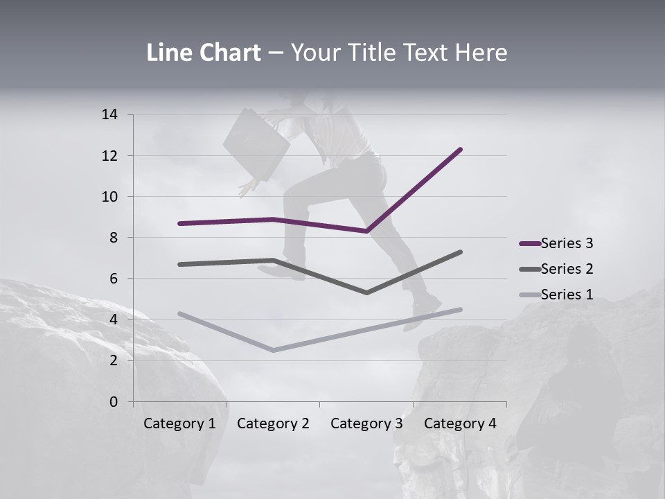 High Company Difficulty PowerPoint Template
