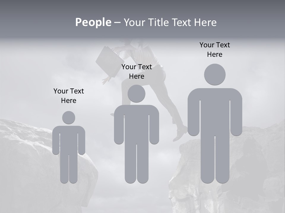 High Company Difficulty PowerPoint Template