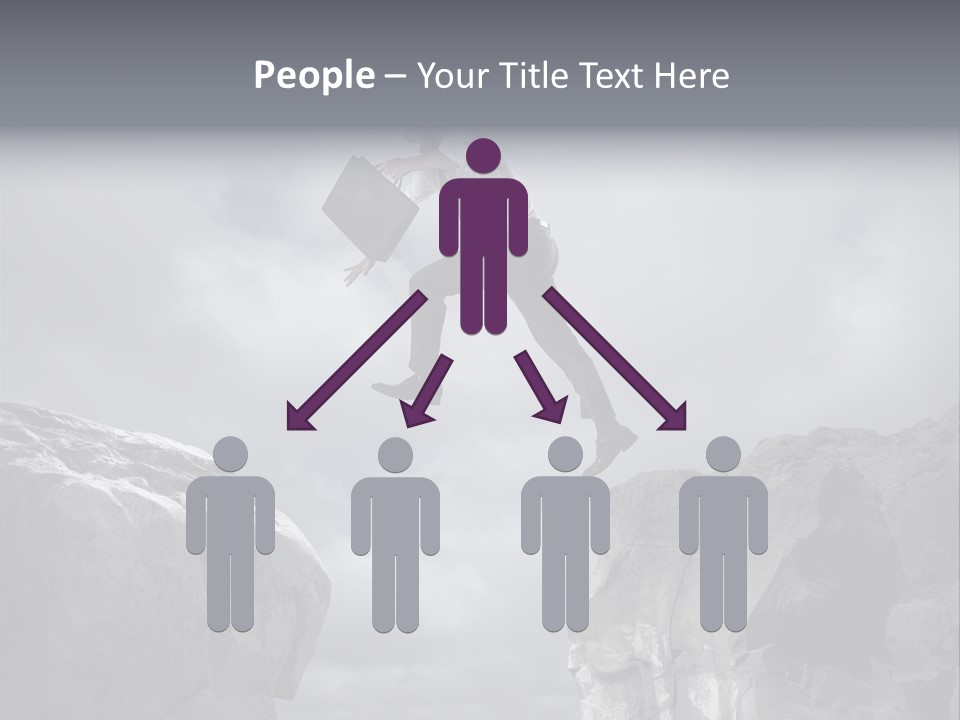 High Company Difficulty PowerPoint Template