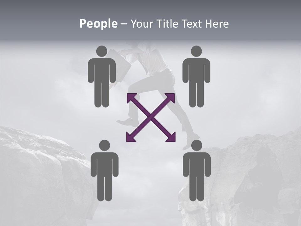 High Company Difficulty PowerPoint Template