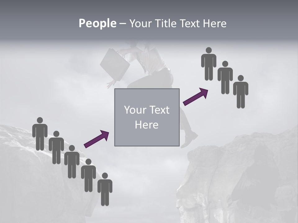 High Company Difficulty PowerPoint Template