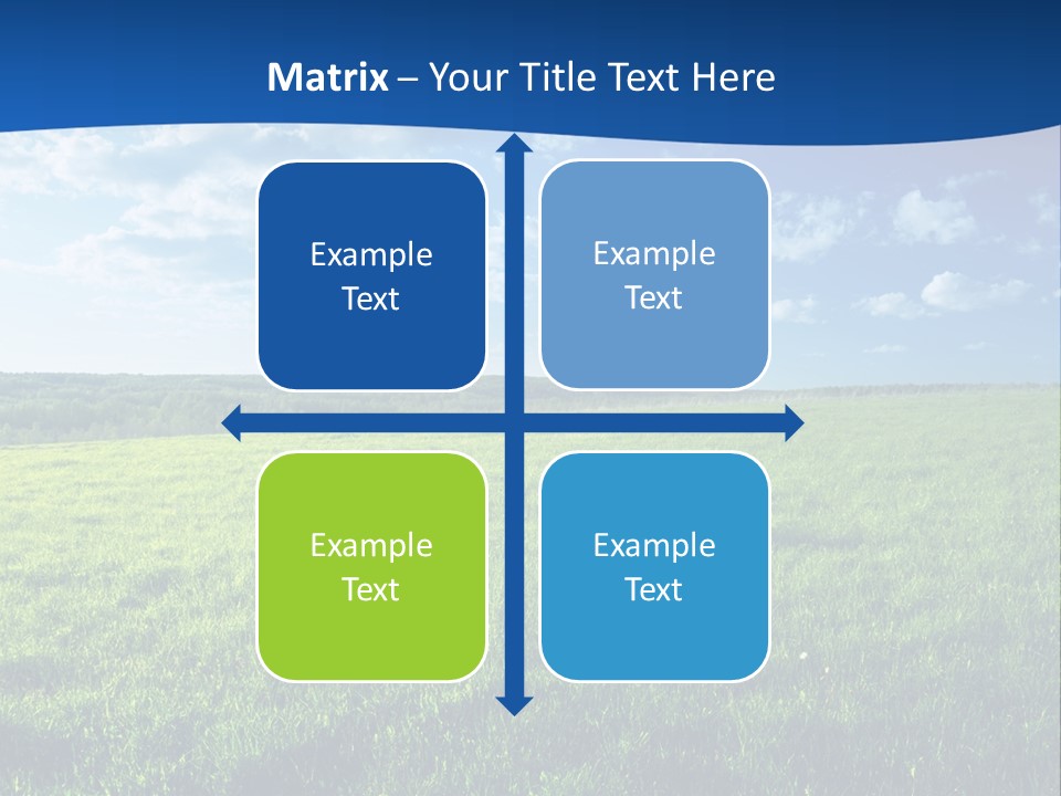 Russia Forest Sun PowerPoint Template