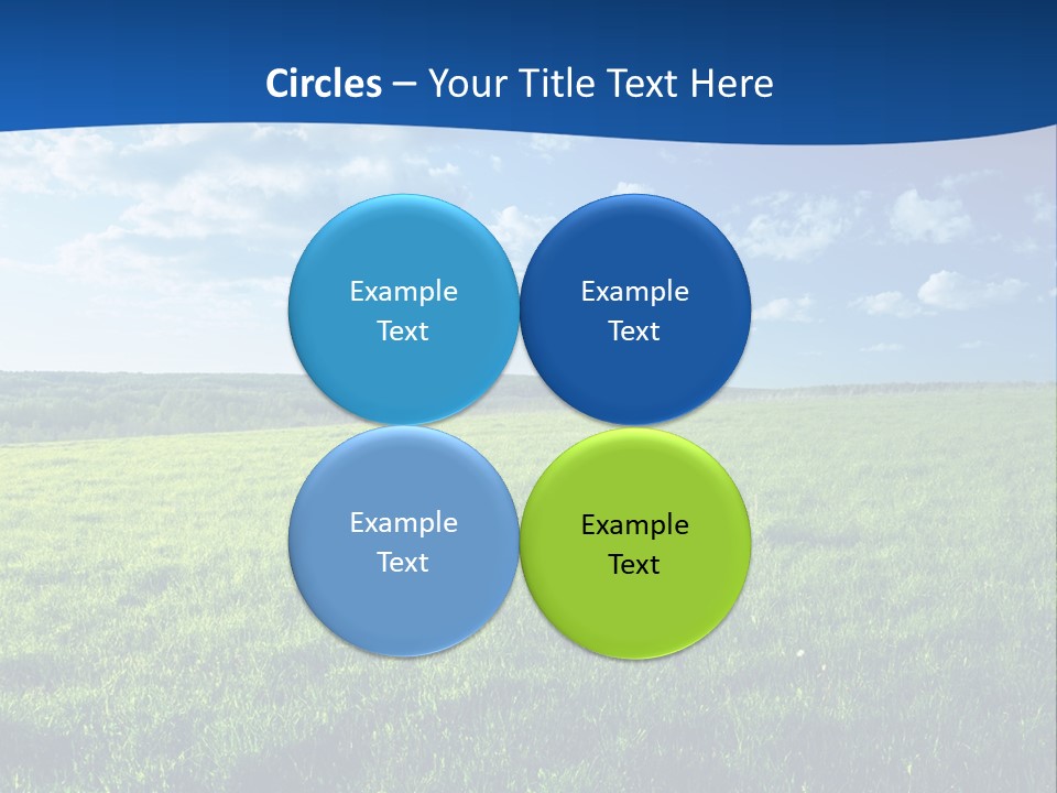 Russia Forest Sun PowerPoint Template
