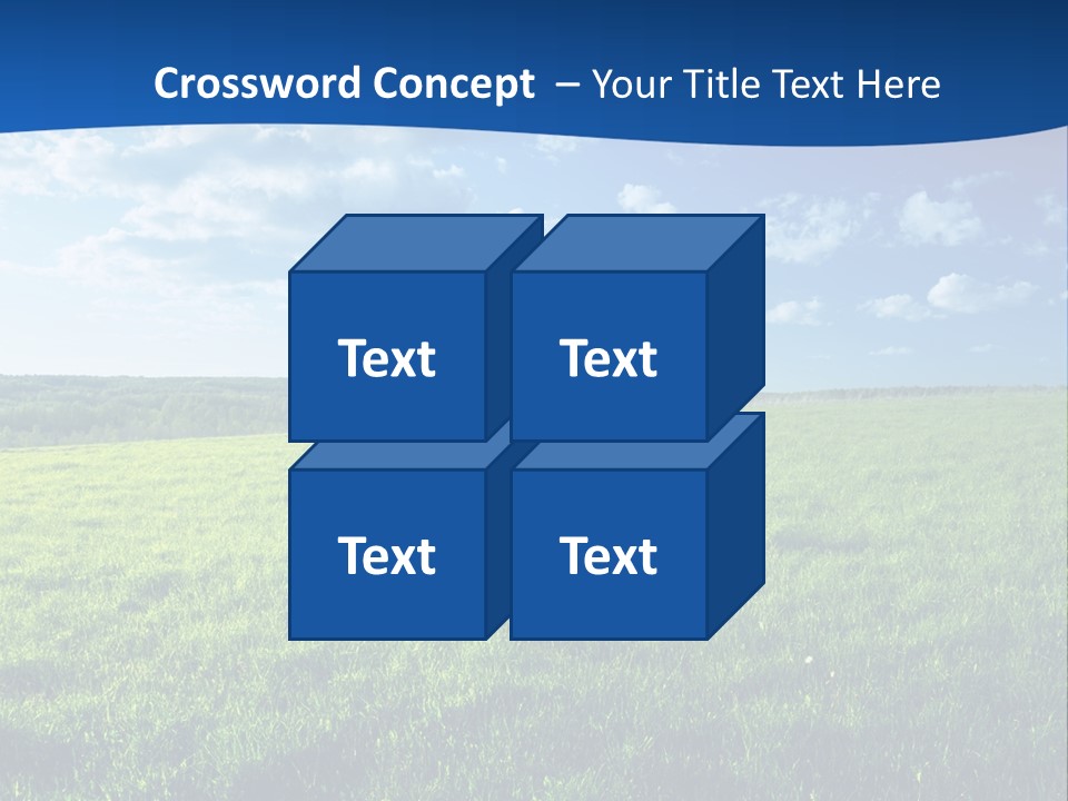 Russia Forest Sun PowerPoint Template