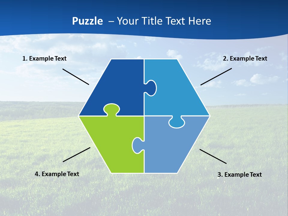 Russia Forest Sun PowerPoint Template