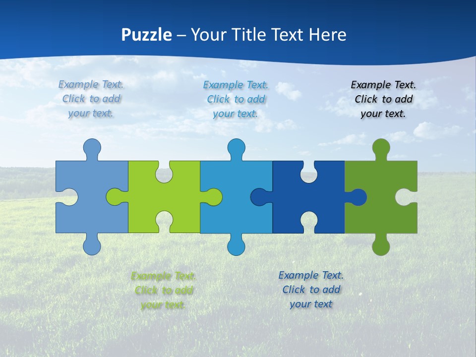 Russia Forest Sun PowerPoint Template