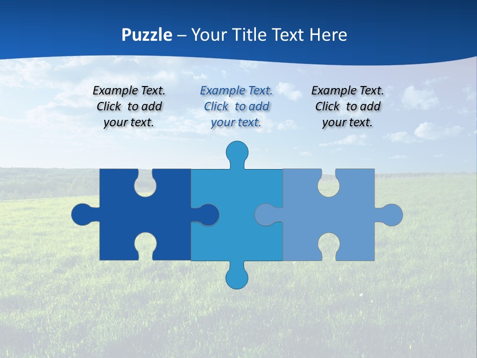 Russia Forest Sun PowerPoint Template