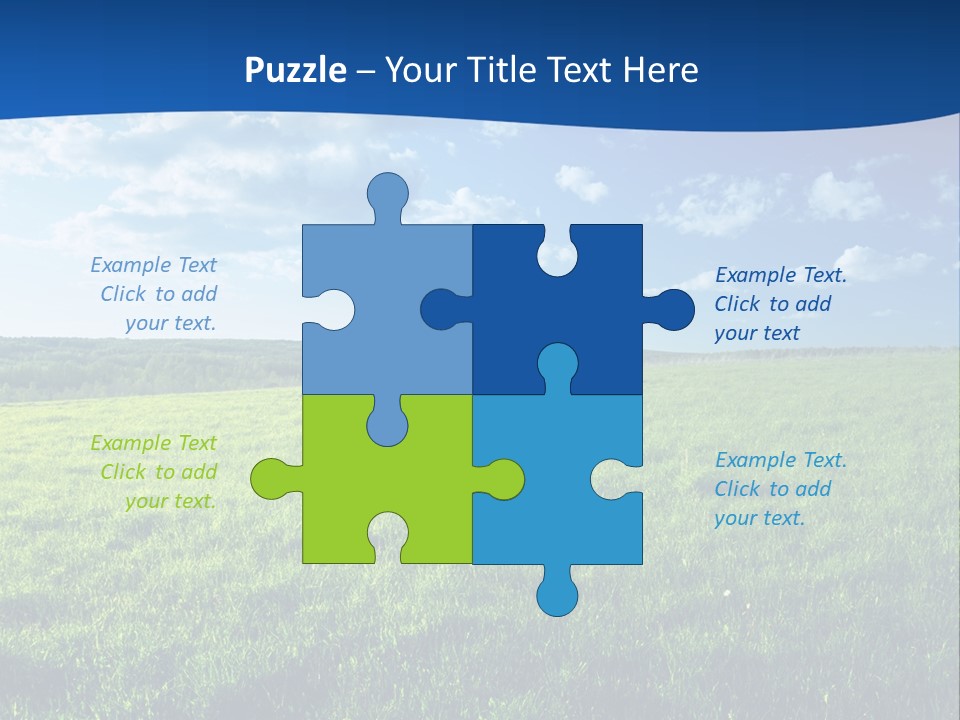 Russia Forest Sun PowerPoint Template