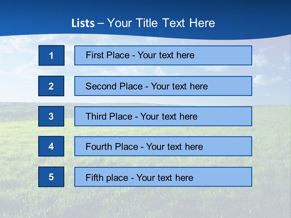 Russia Forest Sun PowerPoint Template