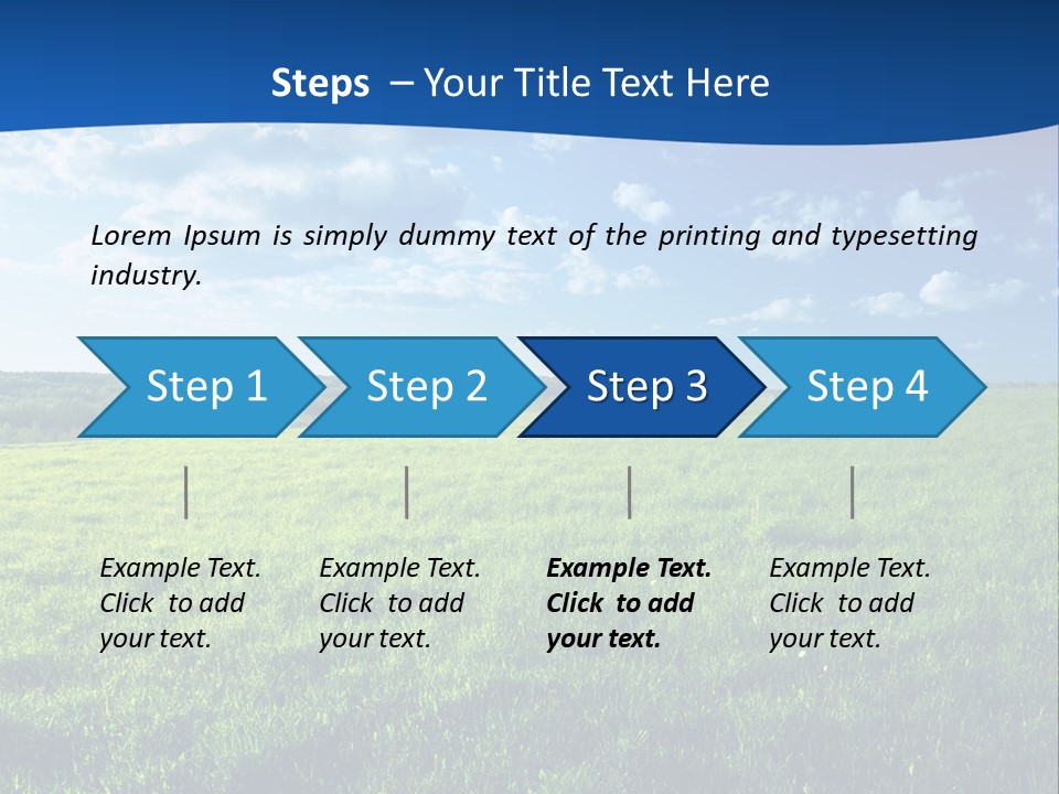 Russia Forest Sun PowerPoint Template